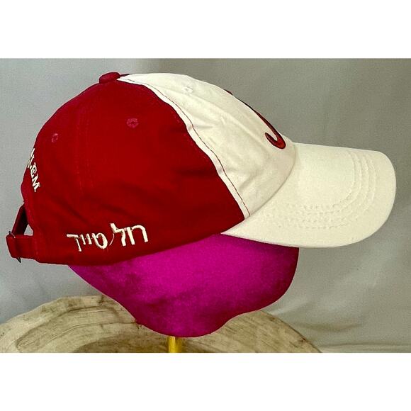 Alabama Crimson Tide Hat With Roll Tide In English and Hebrew - Picture 3 of 5